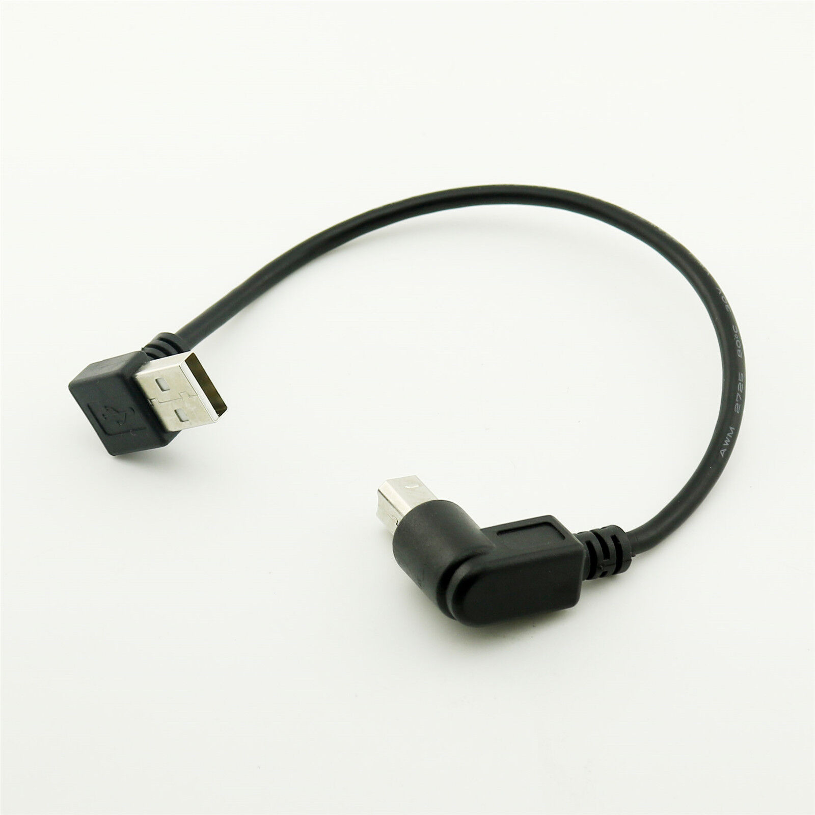 UP Angled USB 2.0 A Male to USB B Male UP Angle 90°Printer Scanner Adapter Cable