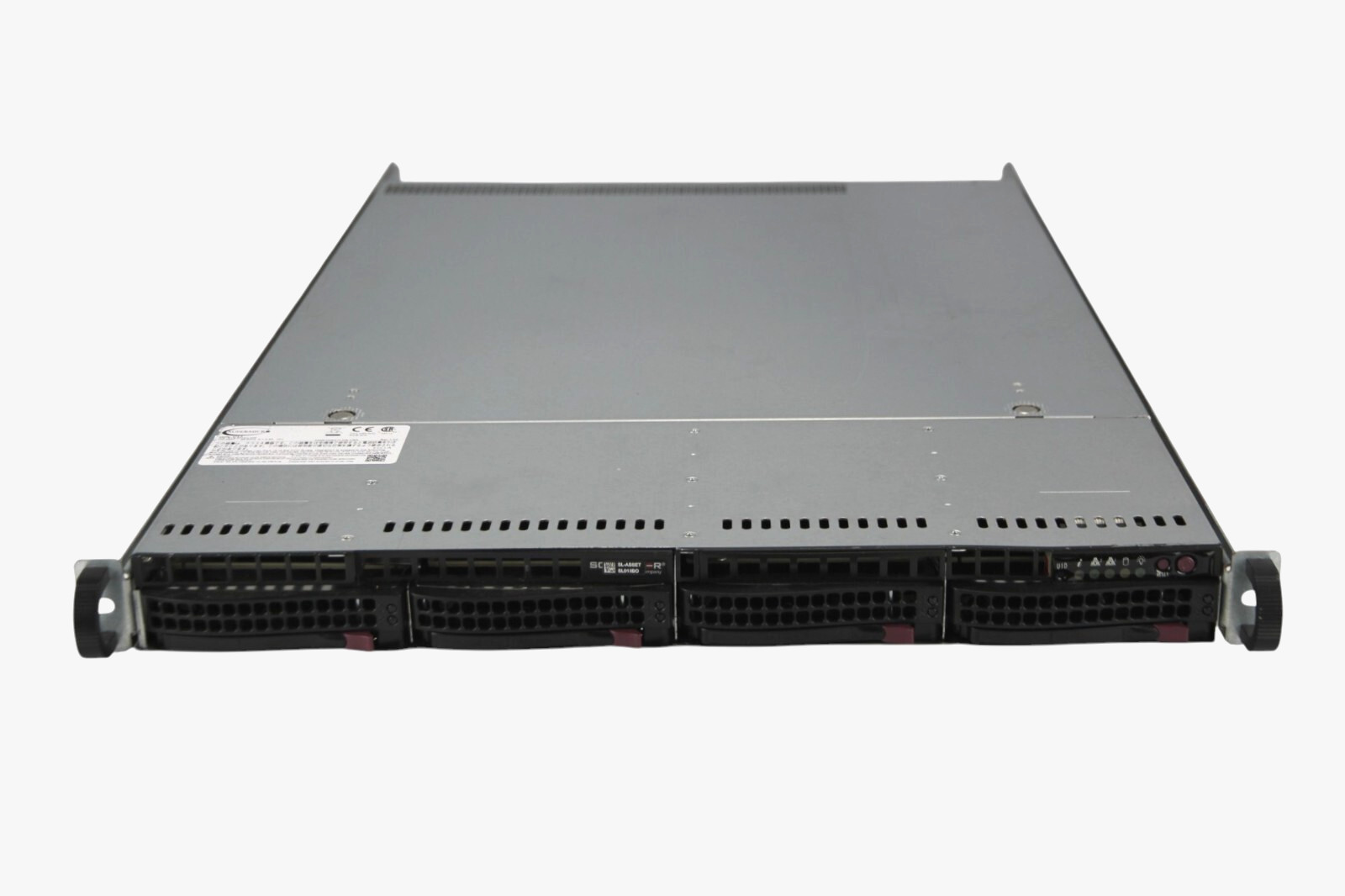Supermicro 5019C-WR X11SCW-F 4B LFF 1U Server E-2174G 3.8GHz QC 32GB 2x 500W PSU Supermicro 5019C-WR X11SCW-F 4B LFF 1U Server E-2174G 3.8GHz QC 32GB 2x 500W PSU