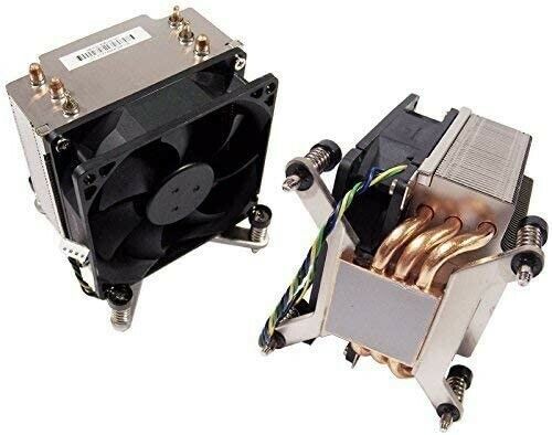 NEW HP LGA2011 656332-001 Square-Mounting Tower Heatsink Cooling Fan Copper Pipe