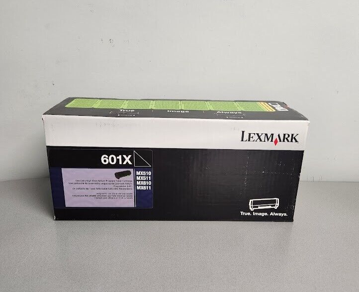 Lexmark 60F1X00 (601X) OEM Extra High Yield Black Toner Cartridge