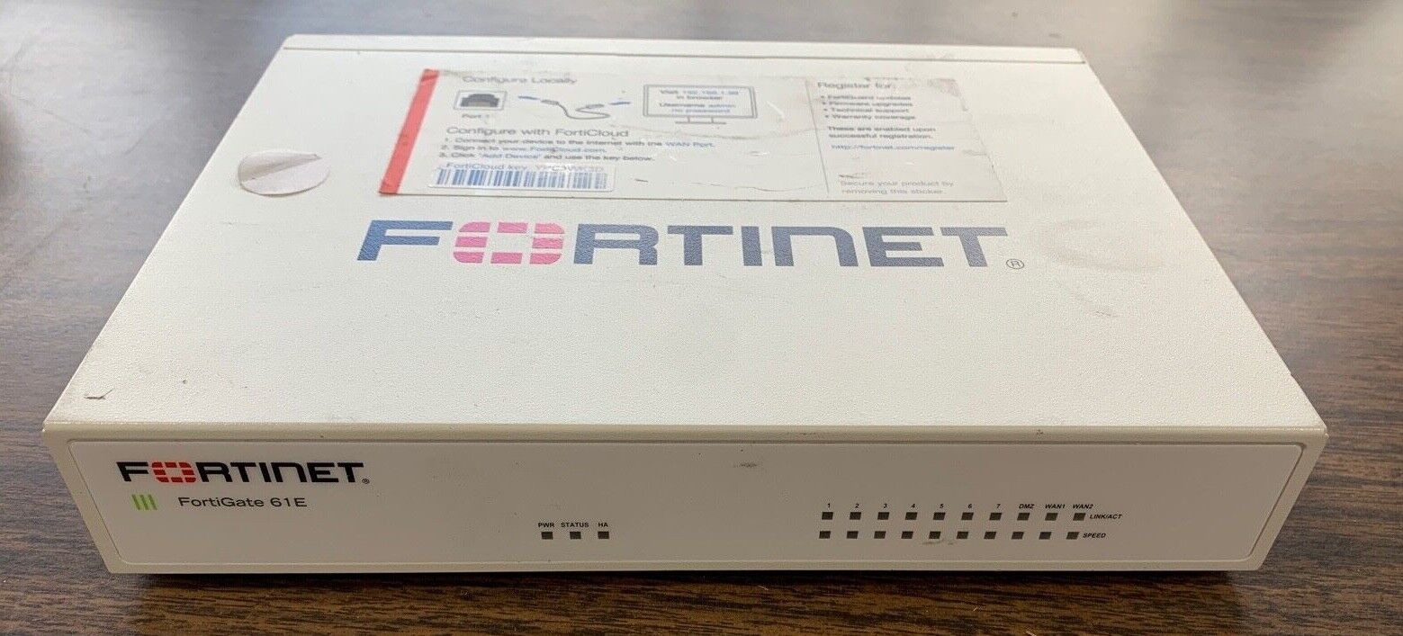 FORTINET FORTIGATE-61E SECURITY FIREWALL APPLIANCE