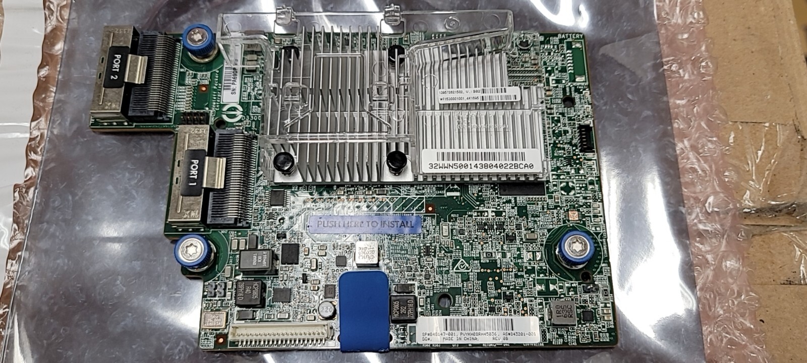 HPE 848147-001 Smart Array P840ar/2GB FBWC 2Port 12Gbs Raid Card 843201-001 HPE 848147-001 Smart Array P840ar/2GB FBWC 2Port 12Gbs Raid Card 843201-001