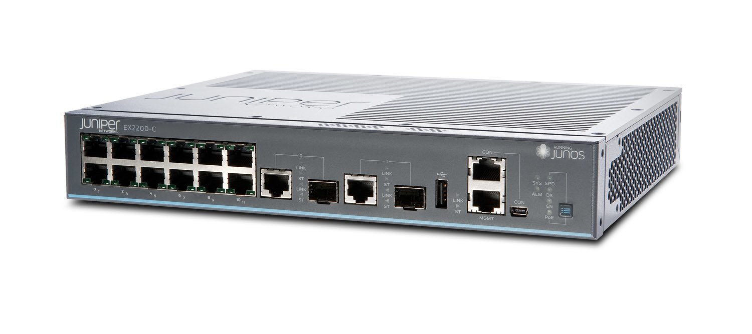 Juniper Layer 3 Switch (EX2200-C-12T-2G) Juniper Layer 3 Switch (EX2200-C-12T-2G)