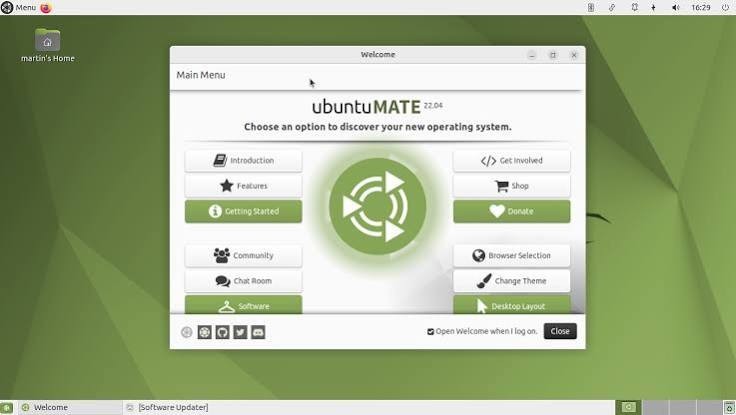 Ubuntu Mate Linux Operator System Ubuntu Mate Linux Operator System