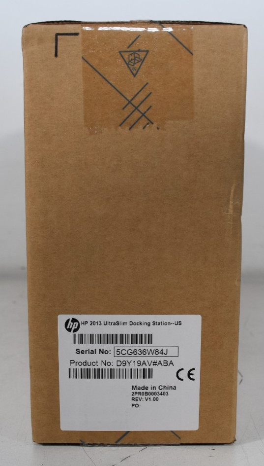 LOT OF 10 HP EliteBook/ProBook 2013 UltraSlim Dock & AC Adapter D9Y19AV