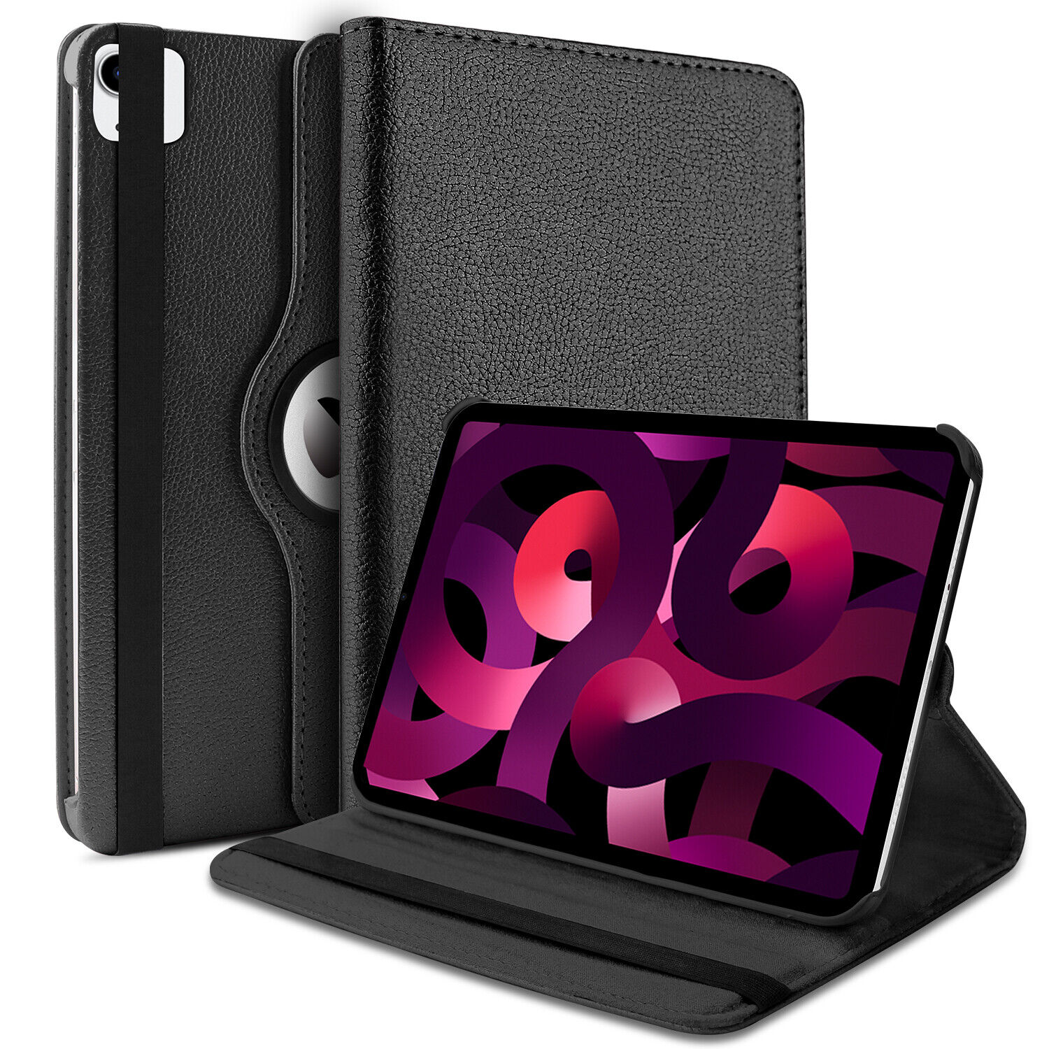 For Apple iPad Air 5th 4th Generation 10.9 Leather 360 Rotating Case Smart Cover