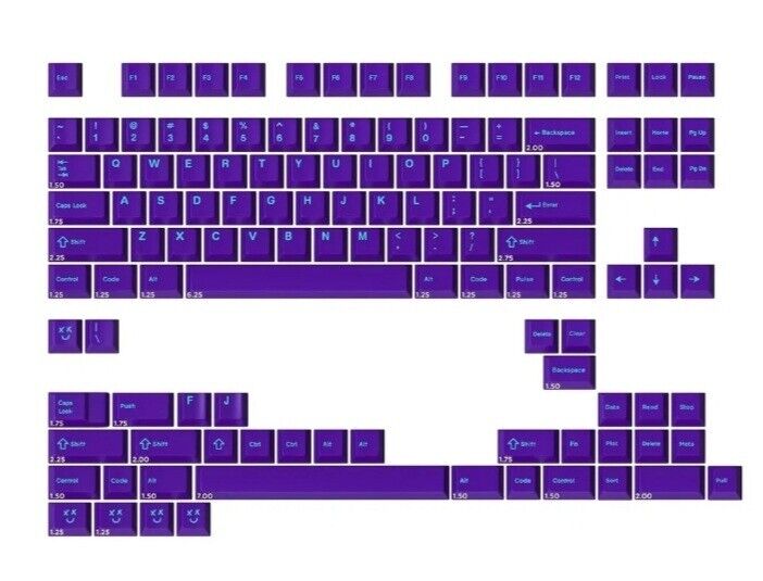 DROP + MiTo GMK Pulse Custom Mechanical Keyboard Keycap Set - 125-keys, Doubl...
