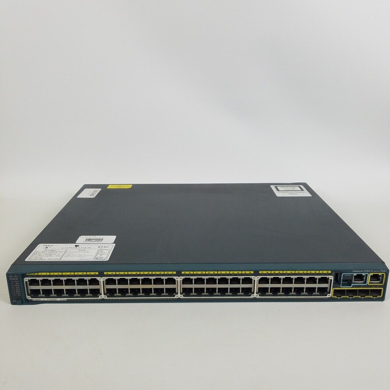 Cisco WS-C2960S-48LPS-L Catalyst 2960S Switch 370W 4xSFP & STACK