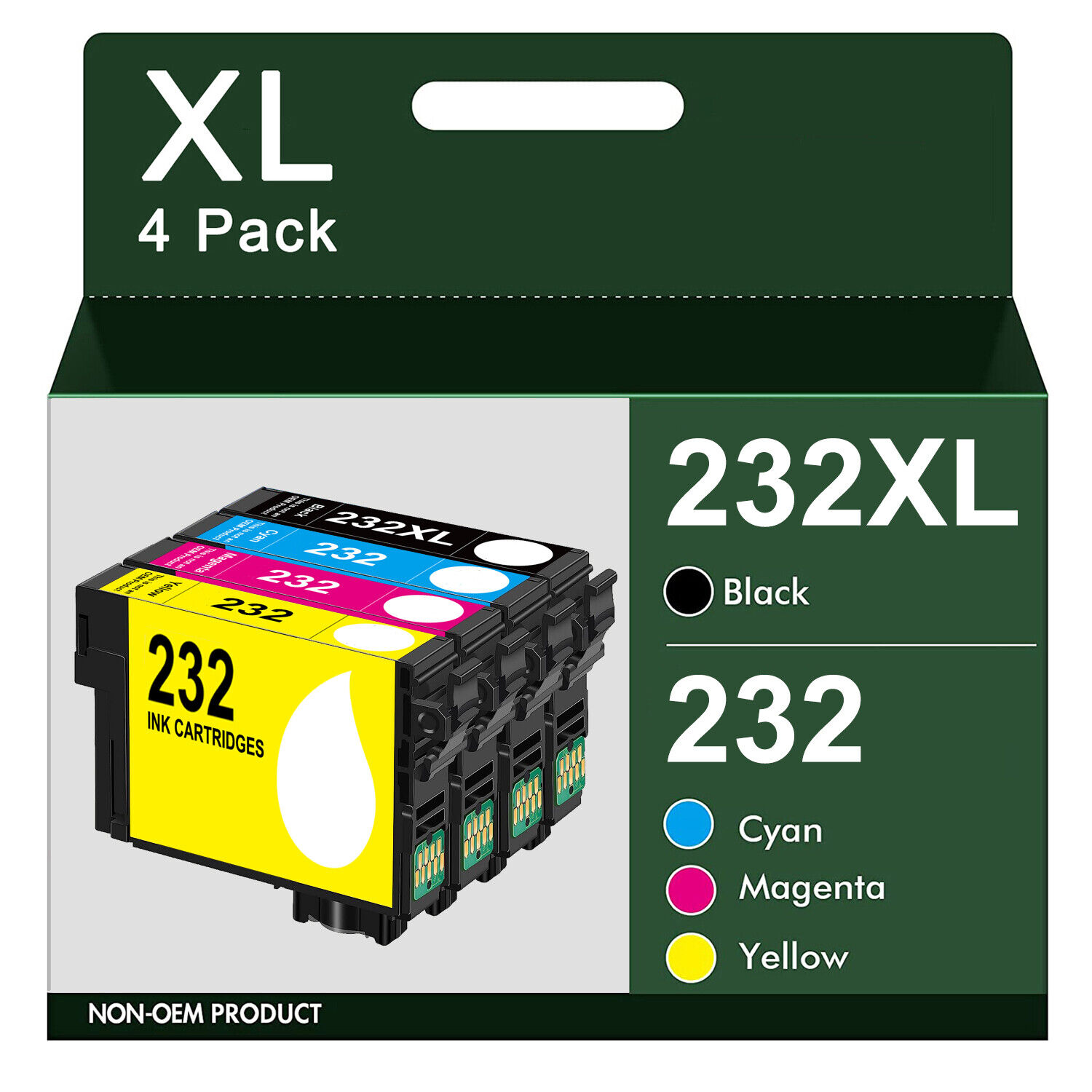 232XL Ink Cartridges for 232 Ink Cartridges for XP-4200 XP-4205 WF-2930 WF-2950