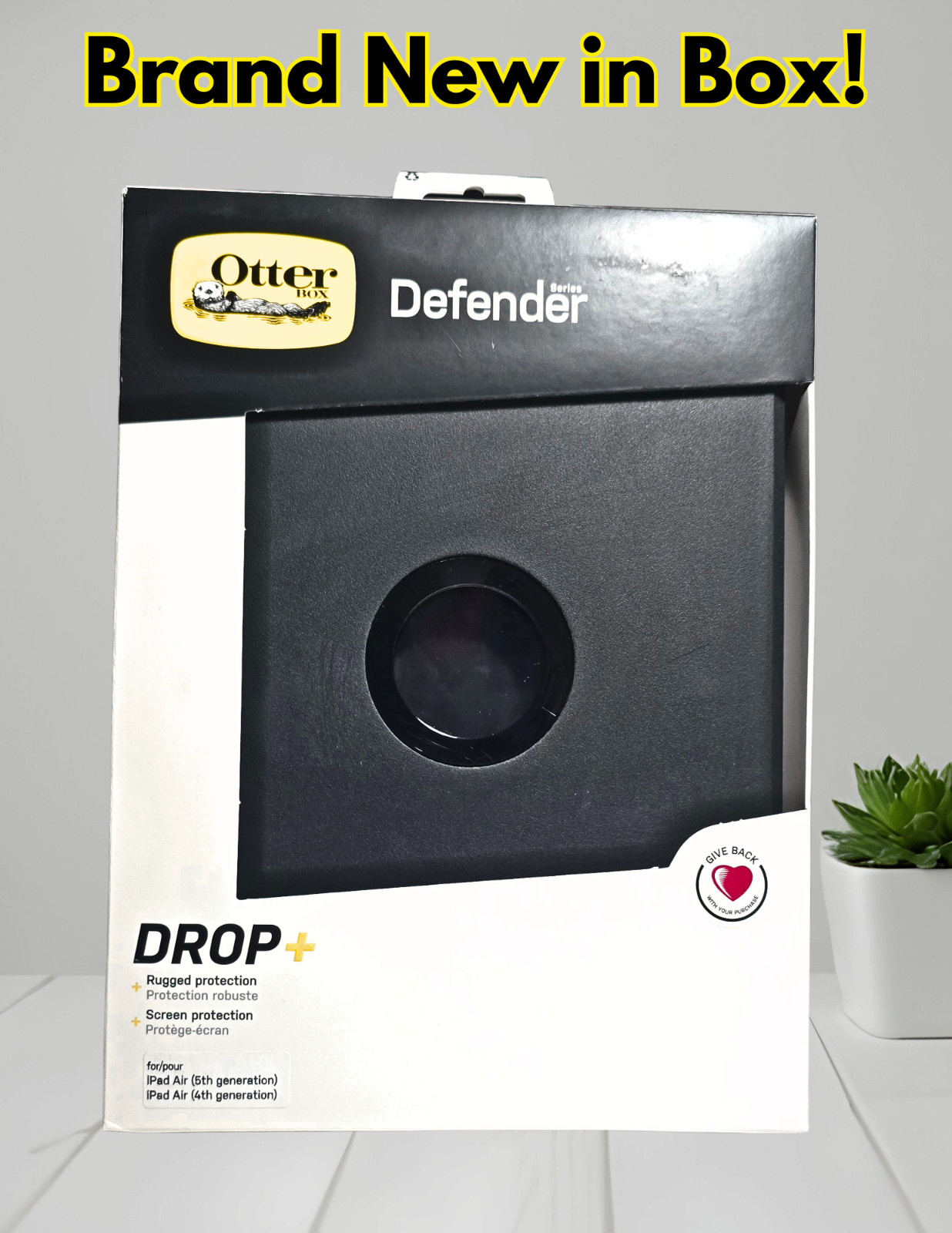 Otterbox Defender Series Pro iPad Air 4th & 5th Gen Case - Black (77-80851) Otterbox Defender Series Pro iPad Air 4th & 5th Gen Case - Black (77-80851)