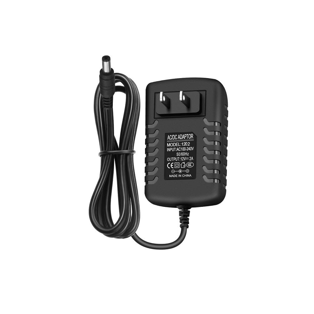 12V DC Power Supply 2A, Adapter Cord, 5.5 * 5.5mm x 2.5mm, Black 12V DC Power Supply 2A, Adapter Cord, 5.5 * 5.5mm x 2.5mm, Black