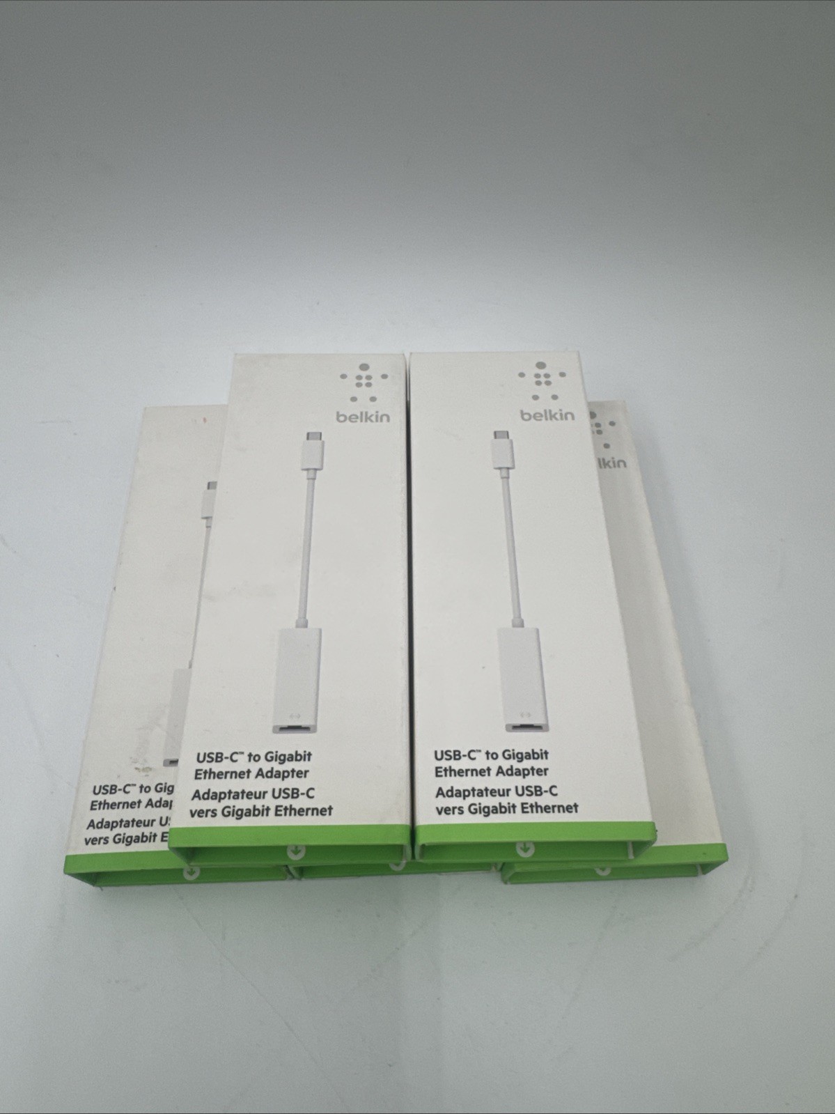 Belkin USB-C to Gigabit Ethernet Adapter - White - New in box Belkin USB-C to Gigabit Ethernet Adapter - White - New in box