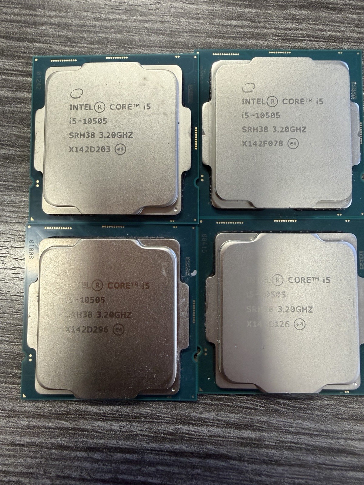 LOT OF 4   Intel Core i5-10505 6-Core 3.2GHz SRH38 CPU Processor