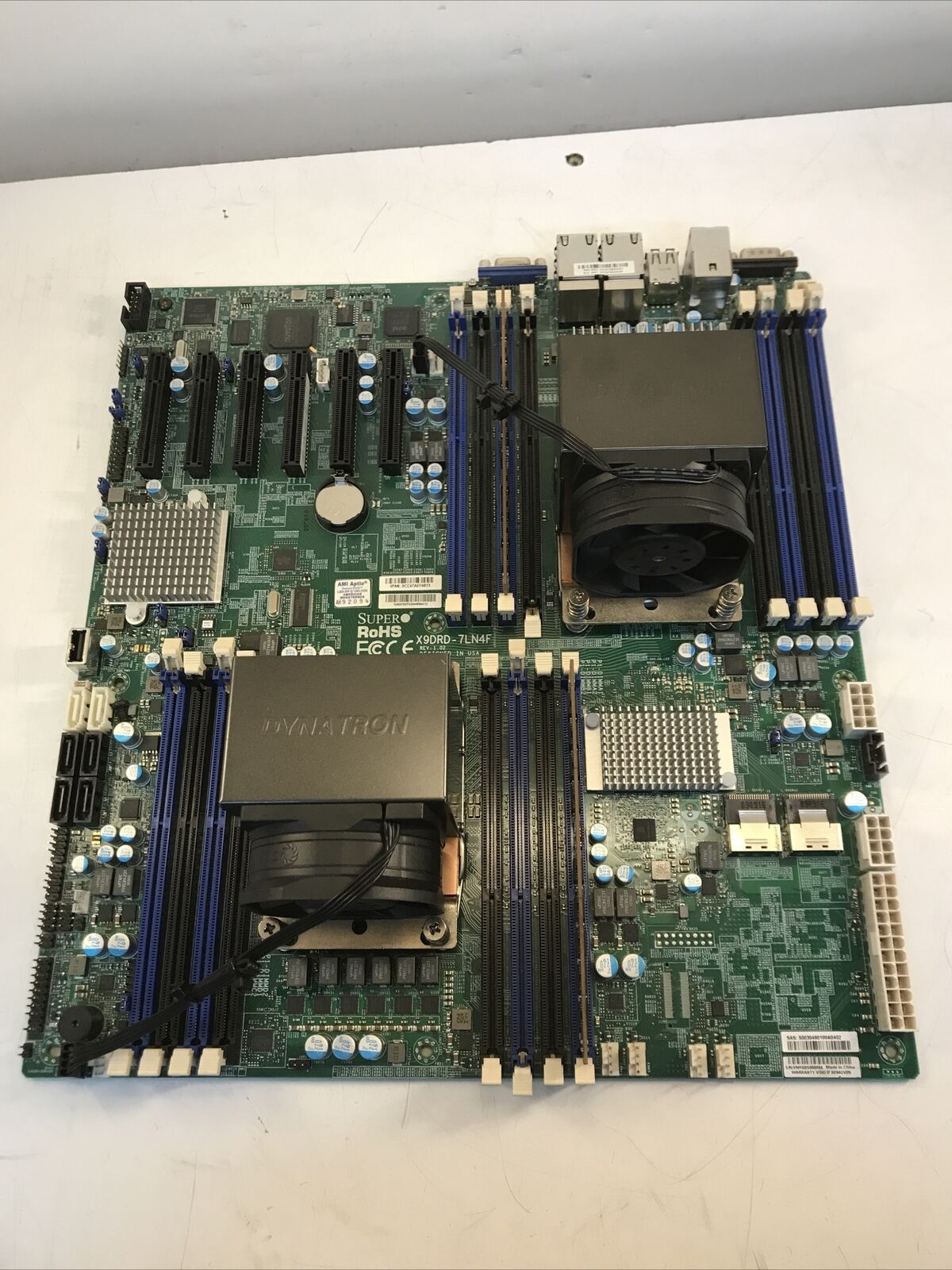 SUPERMICRO X9DRD-7LN4F-JBOD Dual LGA2011 Motherboard System Board tested