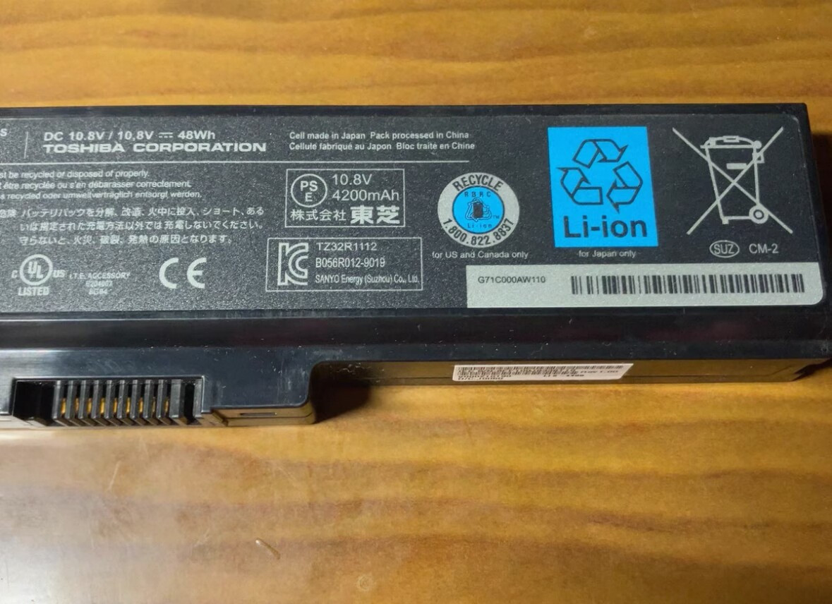 Genuine OEM PA3817U-1BRS Battery for Toshiba Satellite L745 L750 L755 L755D 48Wh Genuine OEM PA3817U-1BRS Battery for Toshiba Satellite L745 L750 L755 L755D 48Wh