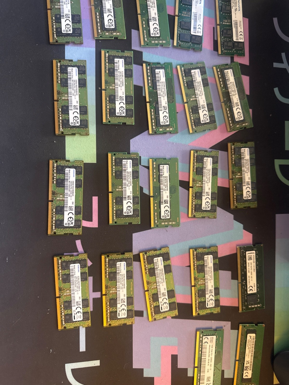 Lot of 22  16gb DDR4 RAM