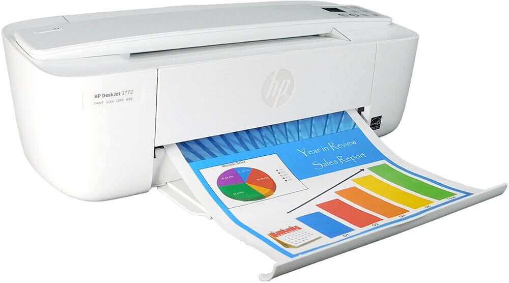 HP DeskJet 3772 T8W88A All-in-One Wireless Color Inkjet Printer (Refurbished)