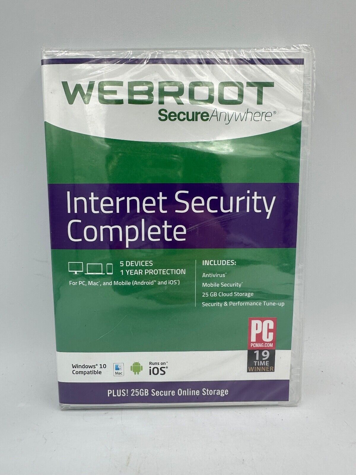 Webroot Internet Security Complete | 1 YR | 5 Devices PC/MAC 2017
