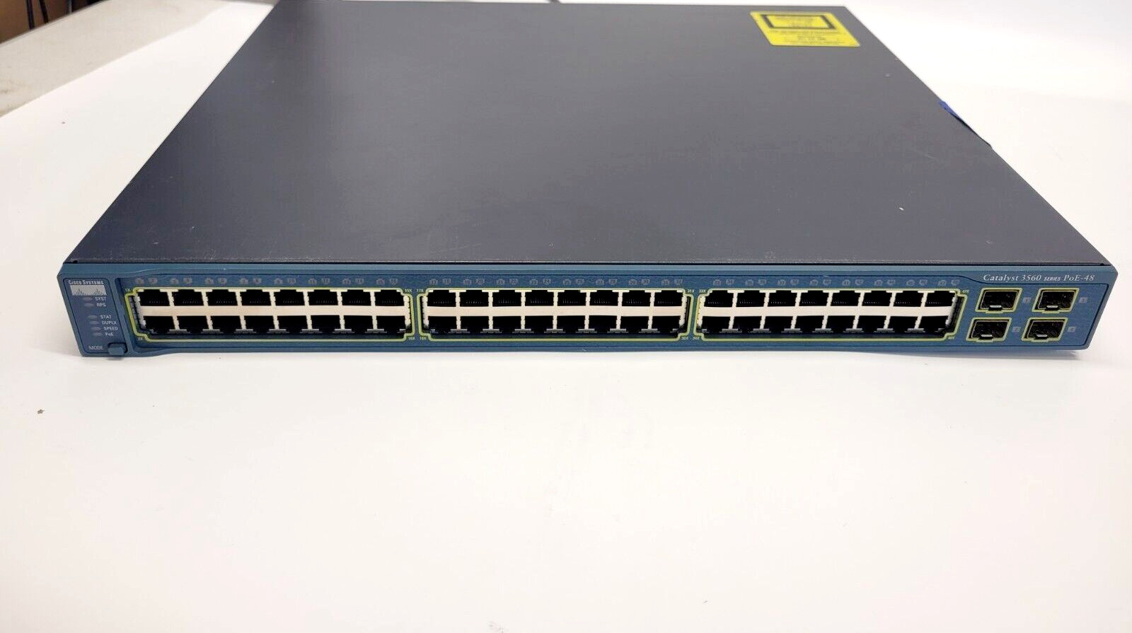 Cisco Catalyst WS-C3560G-48PS-S 48-Port Gigabit PoE Switch 15.0 
