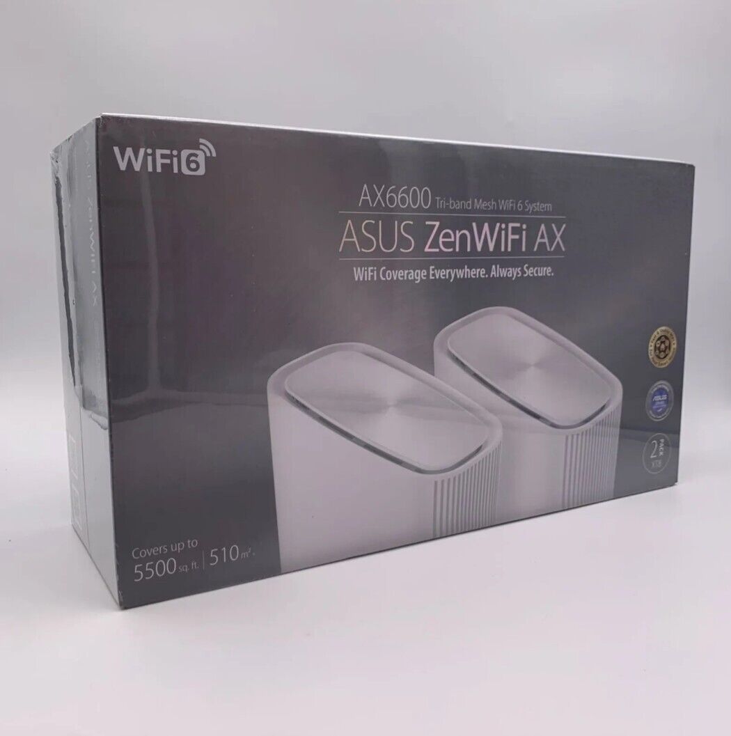 ASUS ZenWiFi XT8 AX6600 Tri-Band WiFi 6 AiMesh System Router Asus Mesh Wifi New