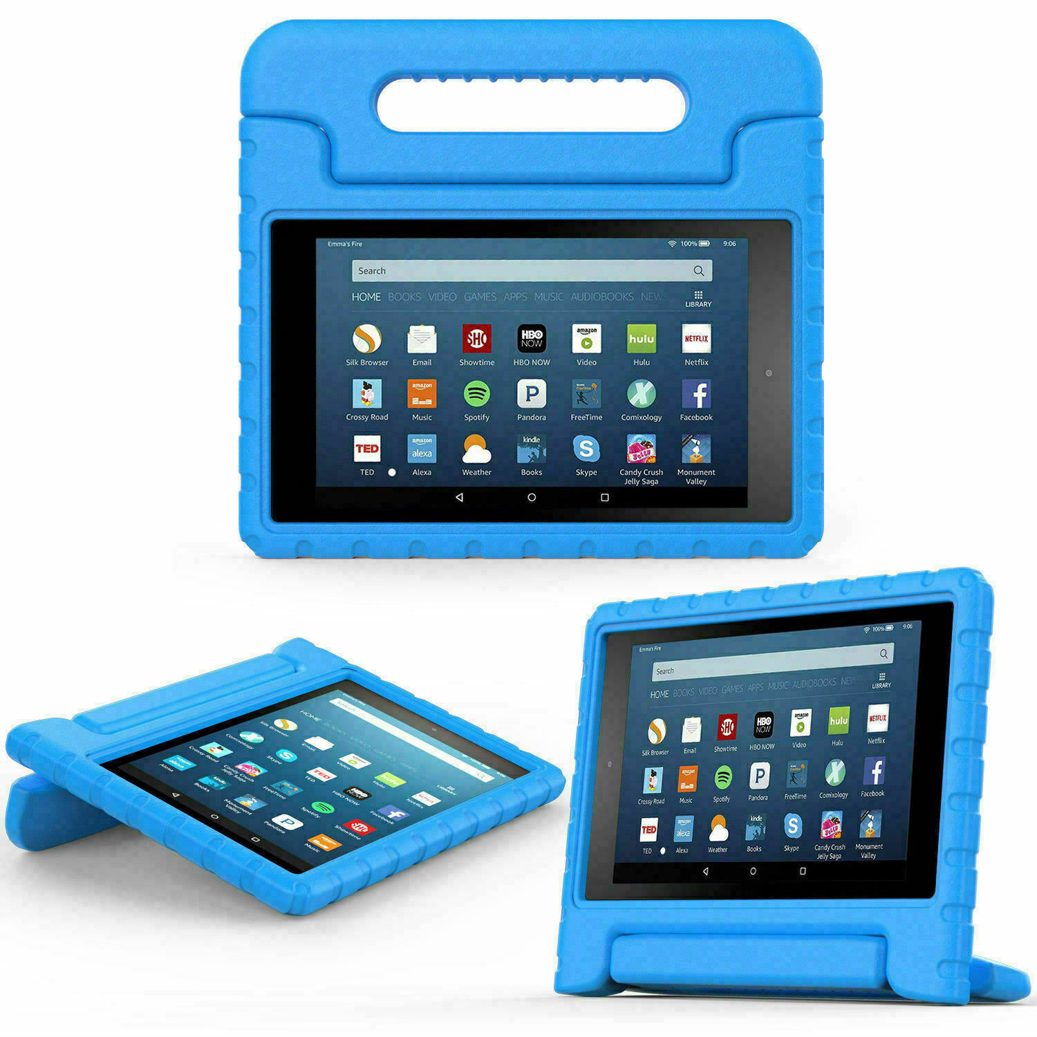 For Amazon Fire 7 Tablet 12th 2022 / 9th 2019 Kids Shockproof Stand Case Cover