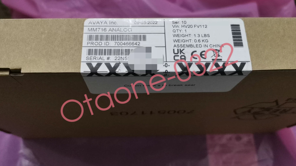 1PC NEW AVAYA 700466642 Avaya MM716 ANLG MEDIA MOD 24FXS delivery Via Fedex /DHL