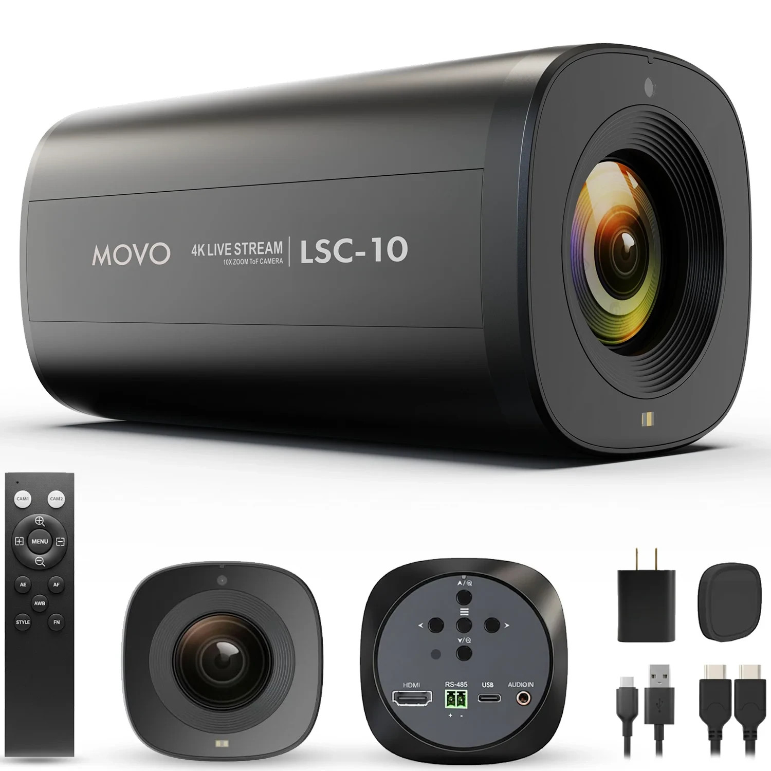 Movo LSC-10 4K Webcam For Podcasting & Streaming Movo LSC-10 4K Webcam For Podcasting & Streaming