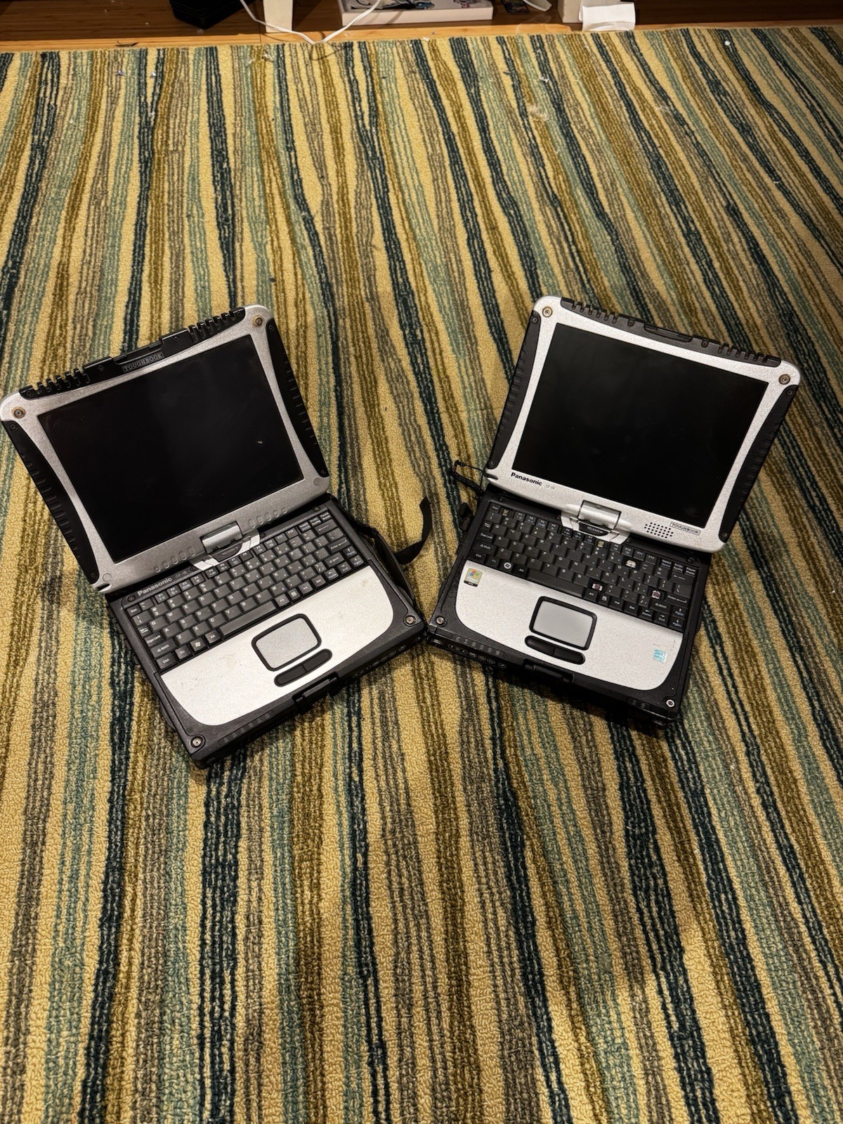 UNTESTED (Probably Works) Lot Of 2 Panasonic CF-18 And CF-19 ToughBooks UNTESTED (Probably Works) Lot Of 2 Panasonic CF-18 And CF-19 ToughBooks