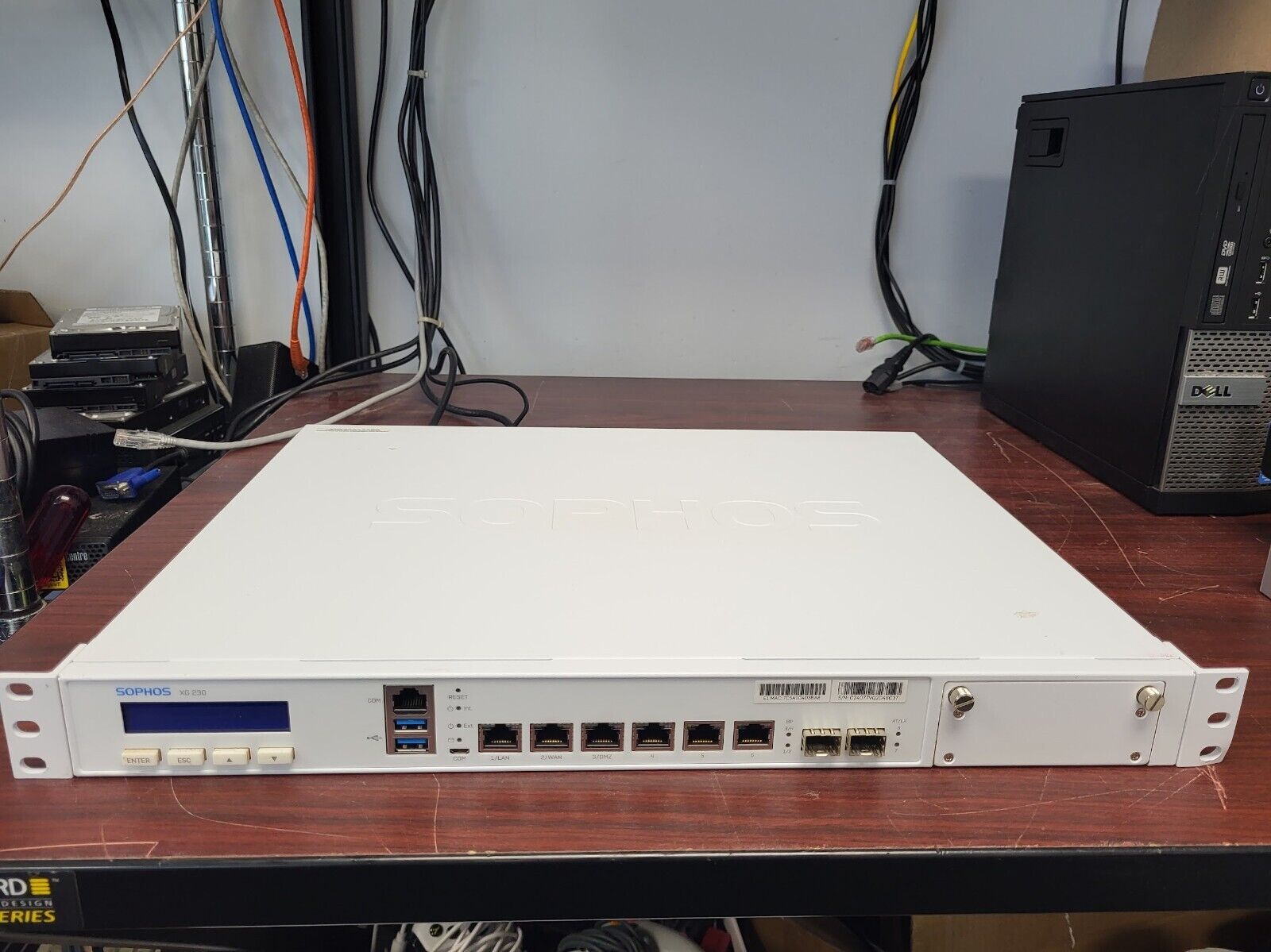 Sophos XG 230 Rev. 2 Security Appliance Firewall Tested/Reset #73