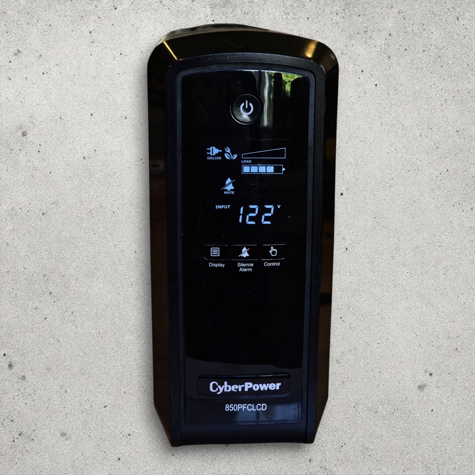 CyberPower CP850PFCLCD 850 VA/510 W PFC Sinewave Line Interactive UPS 10 Outlets