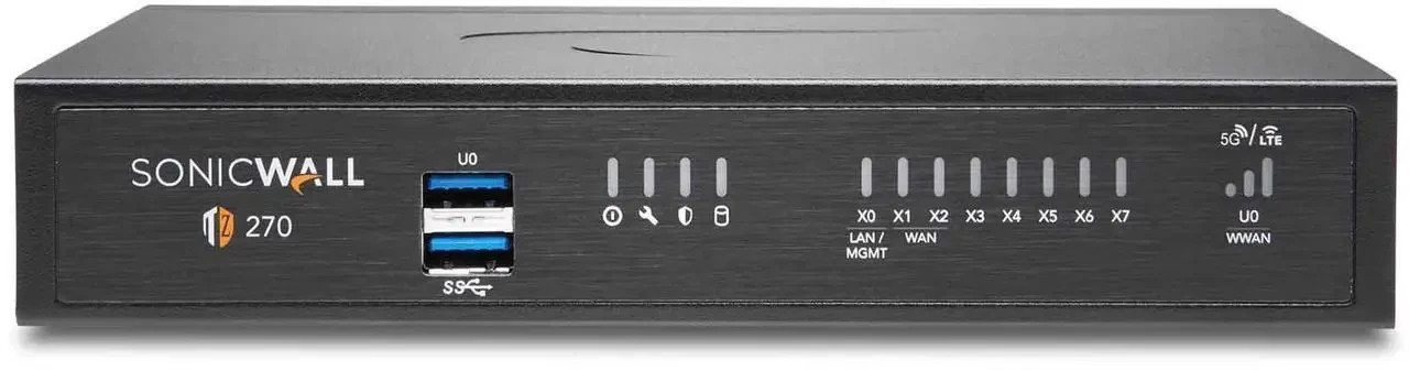 SonicWall TZ270 Tradeup Firewall (Gen 7) (3YR protection, 1YR CSE) 03-SSC-2296 SonicWall TZ270 Tradeup Firewall (Gen 7) (3YR protection, 1YR CSE) 03-SSC-2296