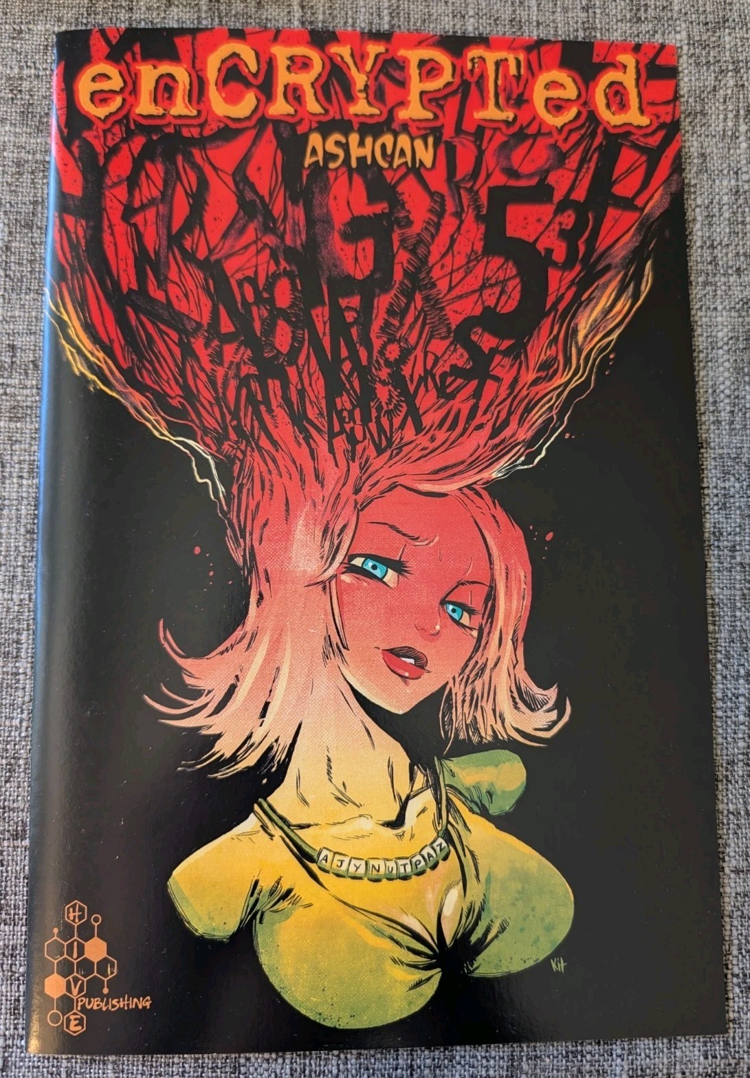 Encrypted Ashcan #1 NM Hive Publishing First Ever Ashcan Rare Find Encrypted Ashcan #1 NM Hive Publishing First Ever Ashcan Rare Find