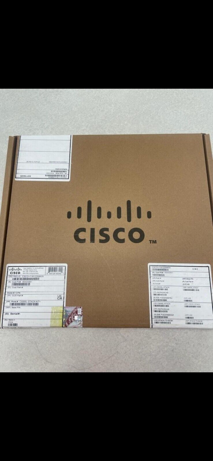 NEW SEALED Cisco C9300L-STACK-KIT ( 2 AVAILABLE )