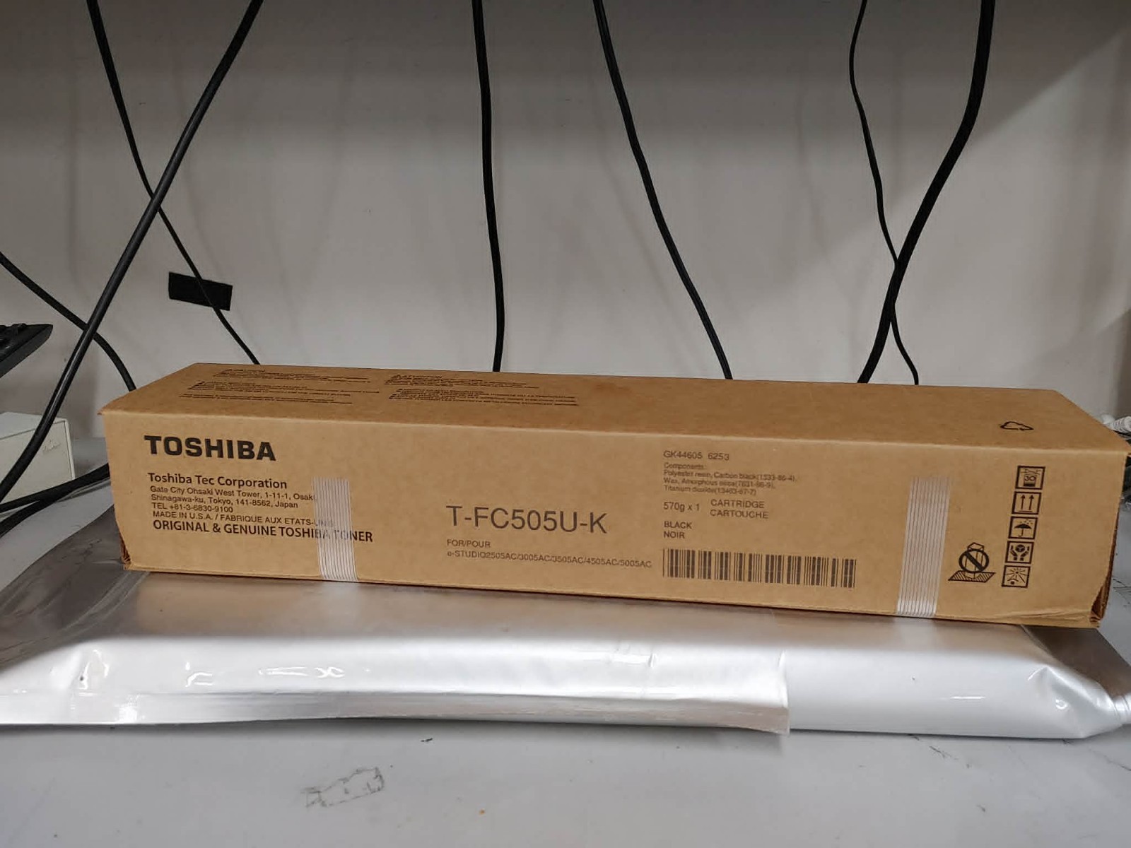 Toshiba T-FC505U-K/T-FC415U-K Black Toner Cartridge Toshiba T-FC505U-K/T-FC415U-K Black Toner Cartridge