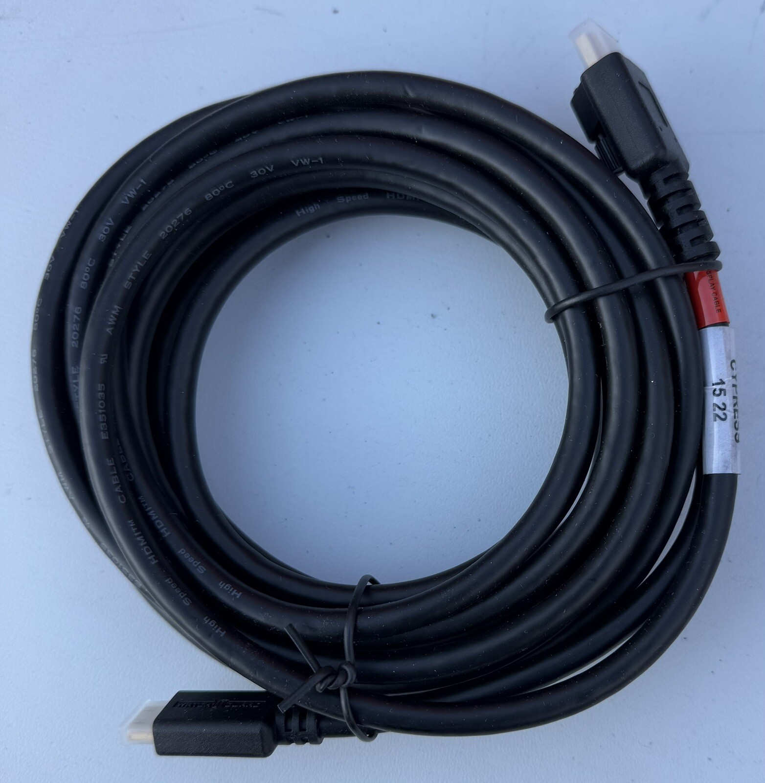 Watchguard 4re WGA00382-100 Cable, 15ft, 4RE in-car video system, display to DVR Watchguard 4re WGA00382-100 Cable, 15ft, 4RE in-car video system, display to DVR
