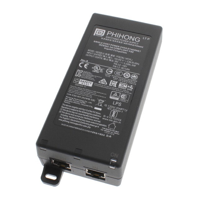Phihong Cisco Gigabit POE Injector 30W POE29U-1AT(PL) Power Supply Phihong Cisco Gigabit POE Injector 30W POE29U-1AT(PL) Power Supply