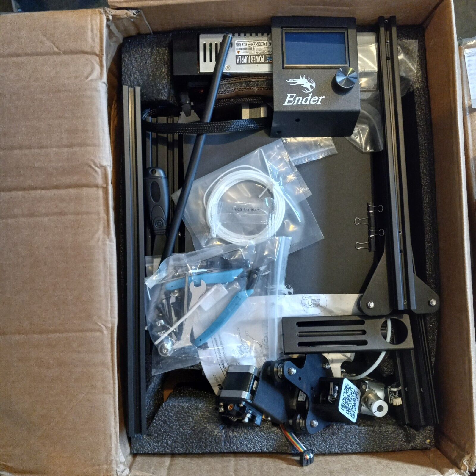 Unrepair Creality Ender 3 3D Printer Kit, Original Box