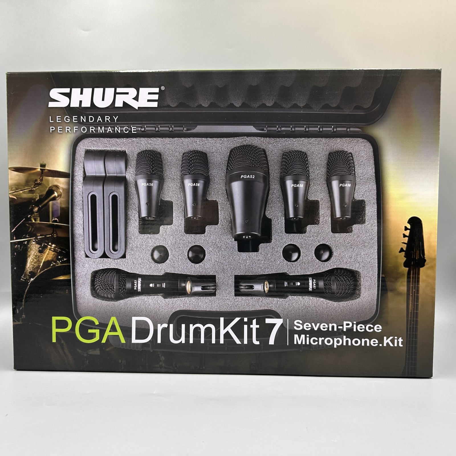 Shure Brand New PGA Drumkit7 Complete Drum Microphone Kit BEST