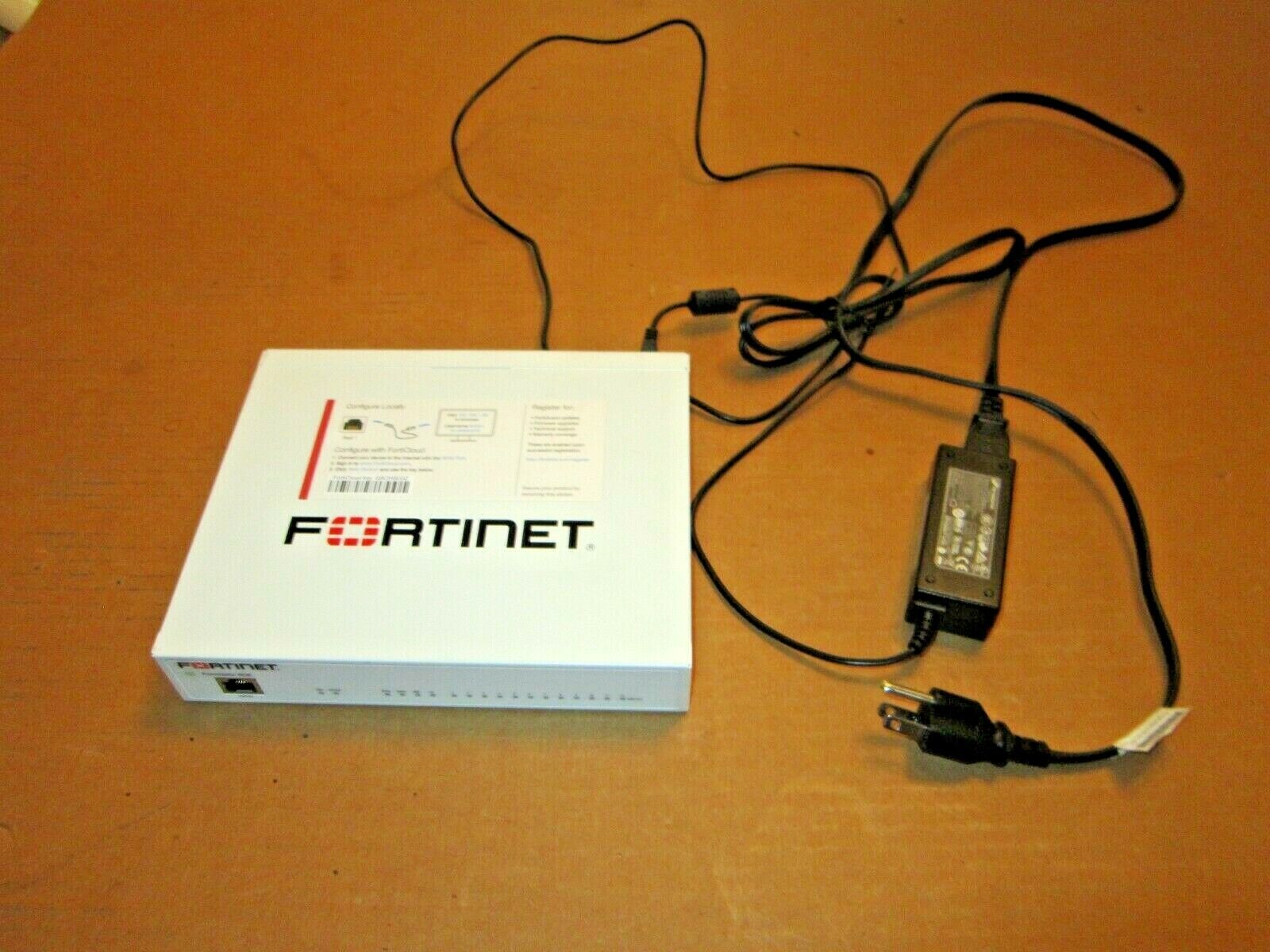 FORTIGATE FG-80E NETWORK SECURITY APPLIANCE WITH ADAPTER