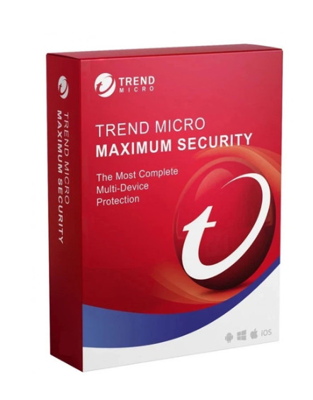 Trend Micro Maximum Security 2026 - 3 Devices/ 1 Year - Global