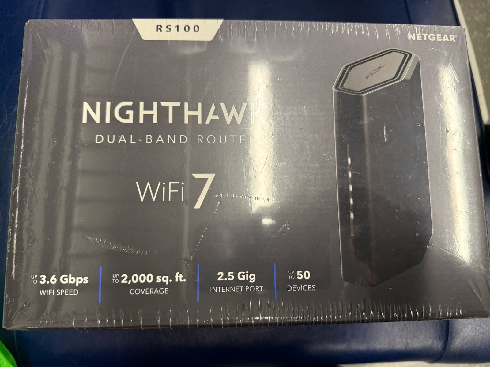 NETGEAR RS100-100NAR Nighthawk Dual-Band WiFi 7 Router Sealed Box NETGEAR RS100-100NAR Nighthawk Dual-Band WiFi 7 Router Sealed Box