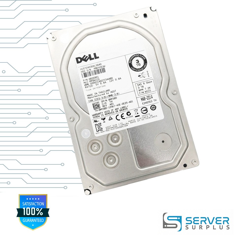 HGST HUS724030ALS640 3TB SAS 6Gb/s 3.5 in Enterprise HDD | 0B26901 HGST HUS724030ALS640 3TB SAS 6Gb/s 3.5 in Enterprise HDD | 0B26901