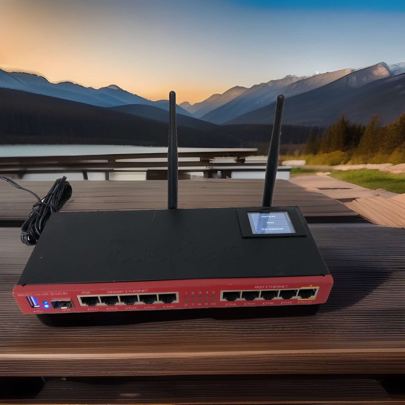 MikroTik RB2011UiAS-2HnD-IN RouterBoard 10-Port Wireless SFP Router w/AC MikroTik RB2011UiAS-2HnD-IN RouterBoard 10-Port Wireless SFP Router w/AC