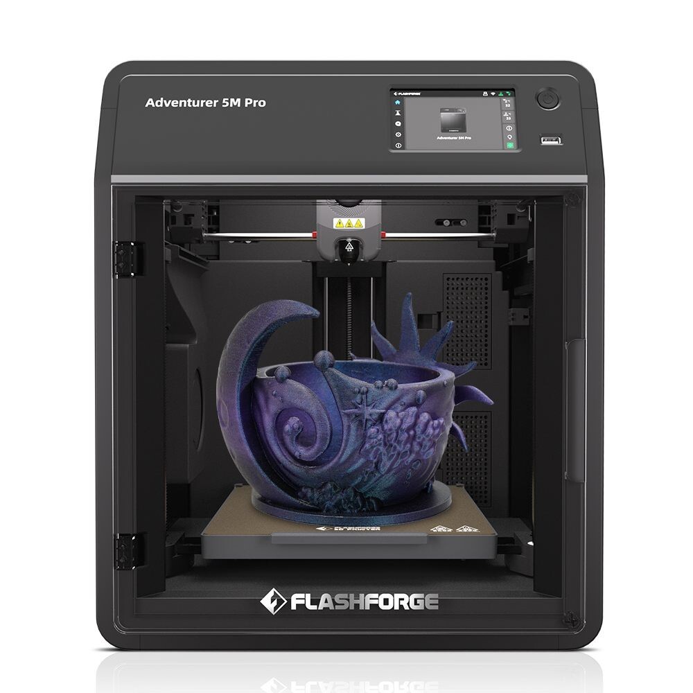 FLASHFORGE 3D Printer Adventurer 5M Pro Enclosed Air Filtration Safe for Home US FLASHFORGE 3D Printer Adventurer 5M Pro Enclosed Air Filtration Safe for Home US