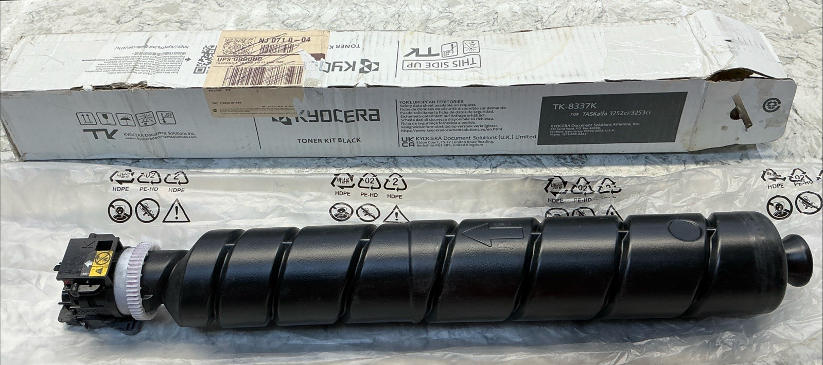 Genuine Kyocera TK-8337K Black Toner Cartridge - Free S&H Genuine Kyocera TK-8337K Black Toner Cartridge - Free S&H