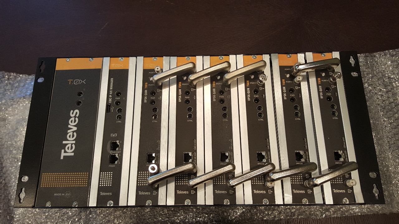 TELEVES 6* 563701 8PSK-QAM TWIN 1* 563901 T.0X PSU 5559 1* CDC-IP H/E MANAGER TELEVES 6* 563701 8PSK-QAM TWIN 1* 563901 T.0X PSU 5559 1* CDC-IP H/E MANAGER