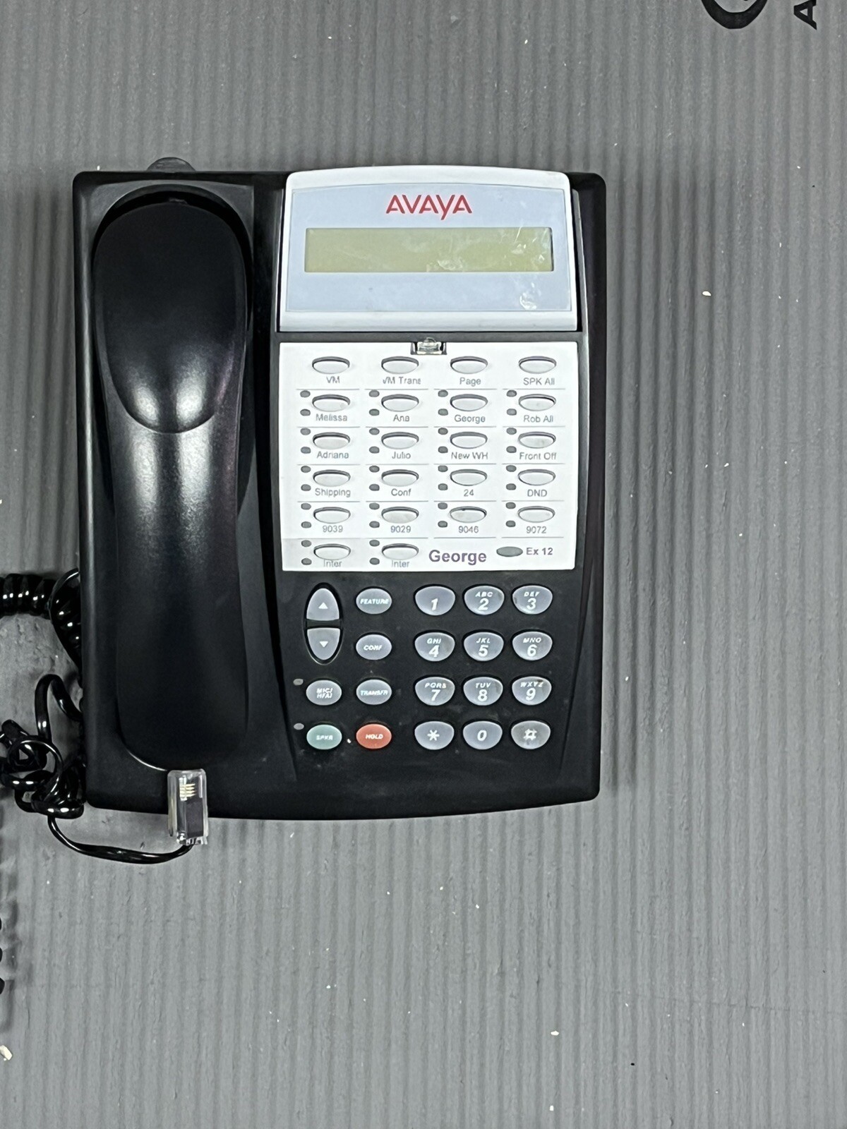 Avaya Lucent Partner ACS 18D Series 2 Display Phone Black 700420011
