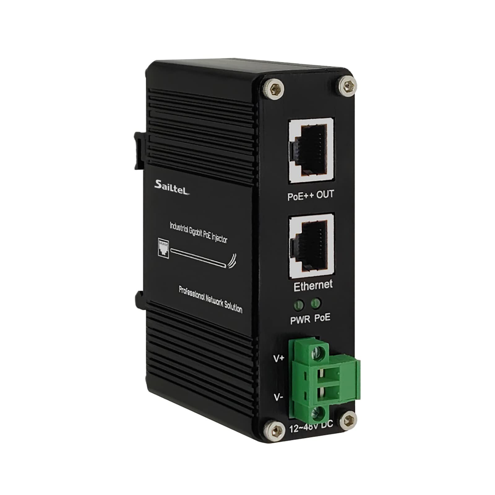 PoE Injector - SaiLteL 95W Industrial Gigabit PoE++ Injector, IEEE 802.3at/80...