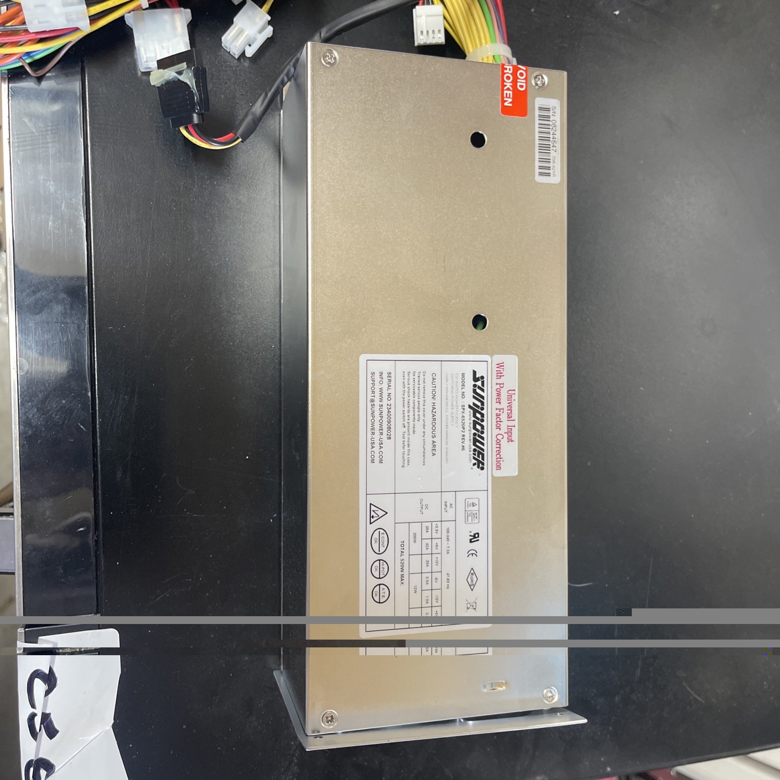 Sunpower SPX-6520P2, Rev 6 Power Supply