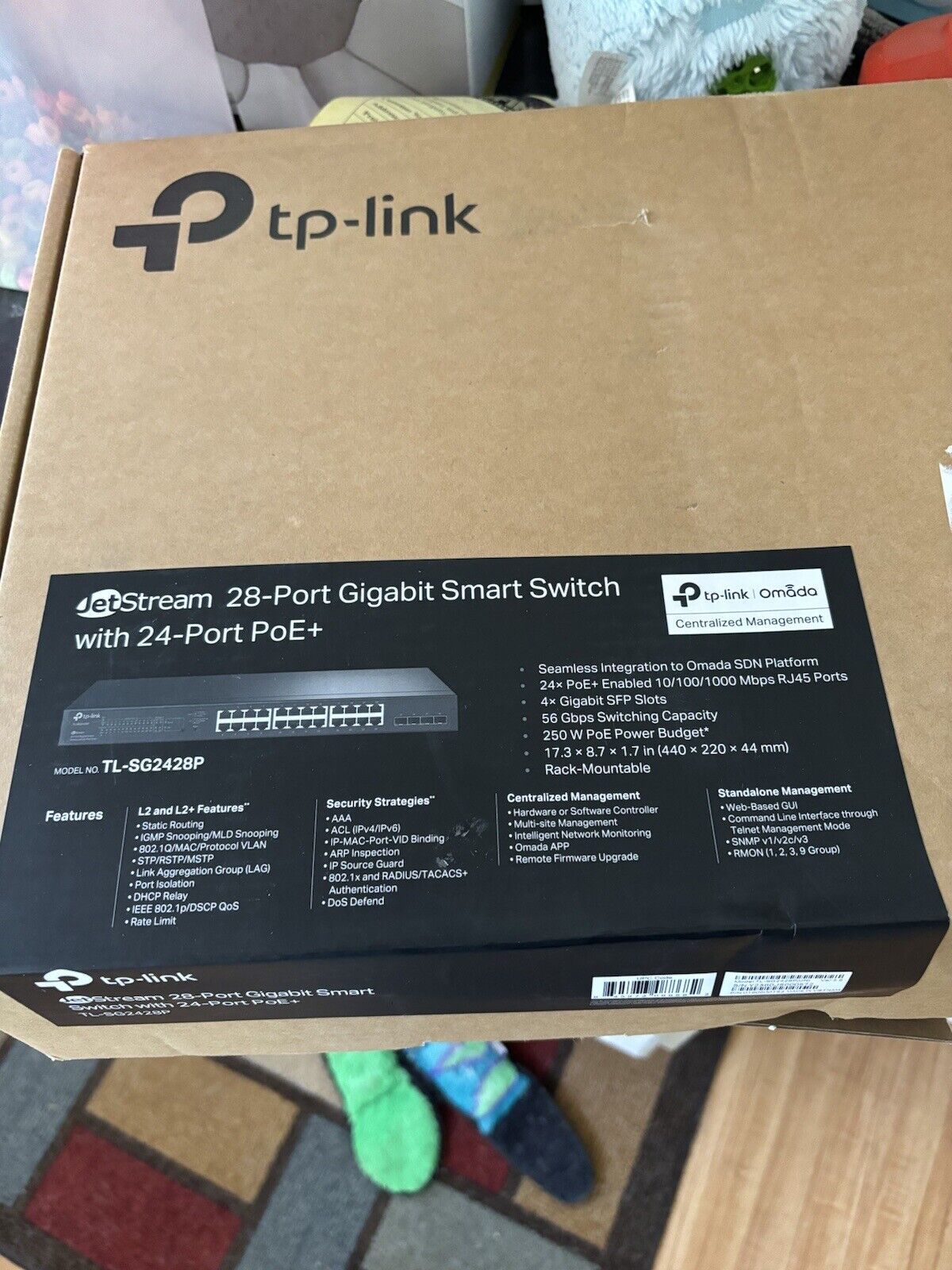 TP-LINK T1600G-28PS 24Port 1000Mbps Smart Switch